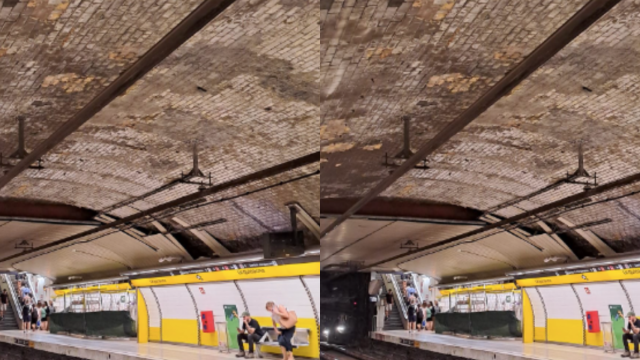 Azulejos de la estación de Urquinaona