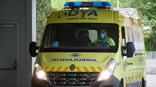 Una ambulancia del DYA Navarra