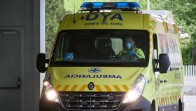 Una ambulancia del DYA Navarra