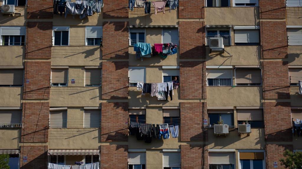 Edificios del barrio de Ciutat Meridiana, una de las zonas donde se actuará en el Pla de Barris 2025-28 del Ayuntamiento