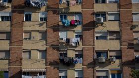 Viviendas del barrio de Ciutat Meridiana, en Barcelona