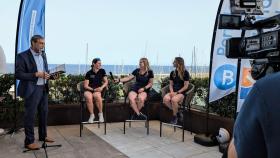 Presentación de los equipos femeninos de la Copa América en Badalona