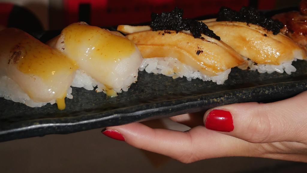 Uno de los platos del Monster Sushi de Barcelona