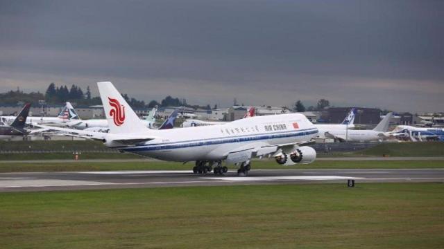 Un avión de Air China en el Aeropuerto de Barcelona-El Prat