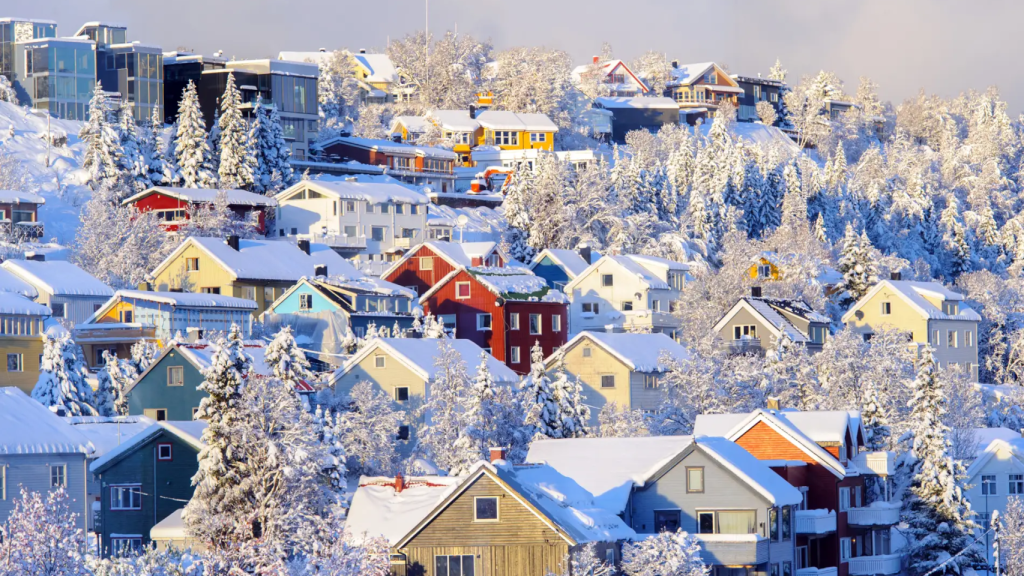 Ciudad de Tromso, en Noruega