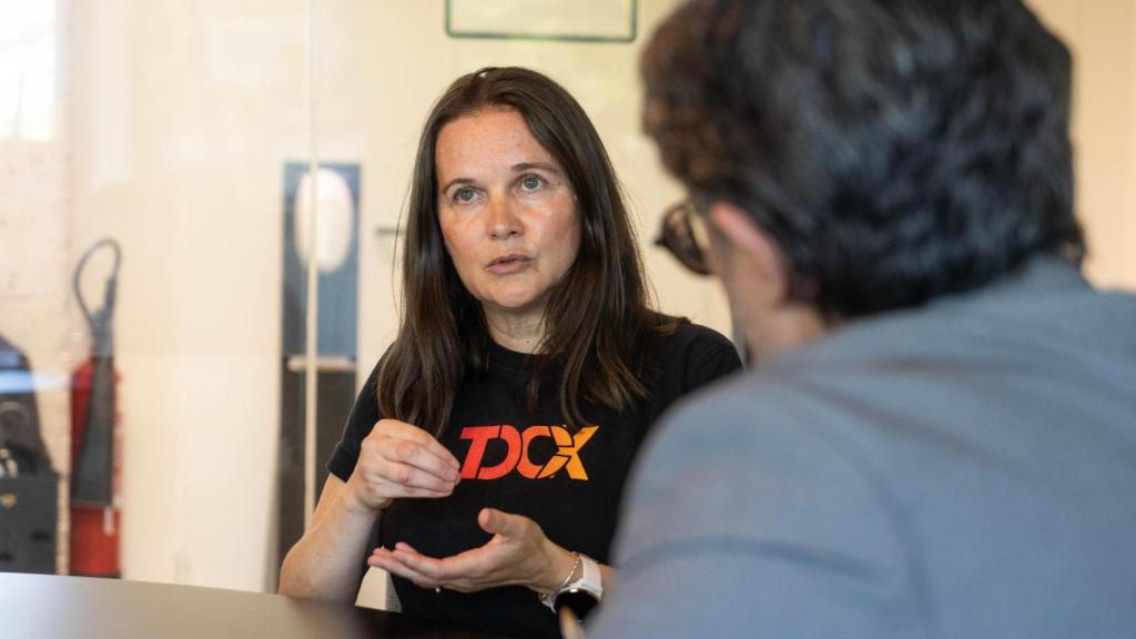 La responsable de TDCX en Europa, Sophie Chelmick, en la entrevista con 'Metrópoli'