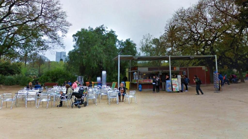 Chiringuito del parque de la Ciutadella, en funcionamiento durante la última concesión