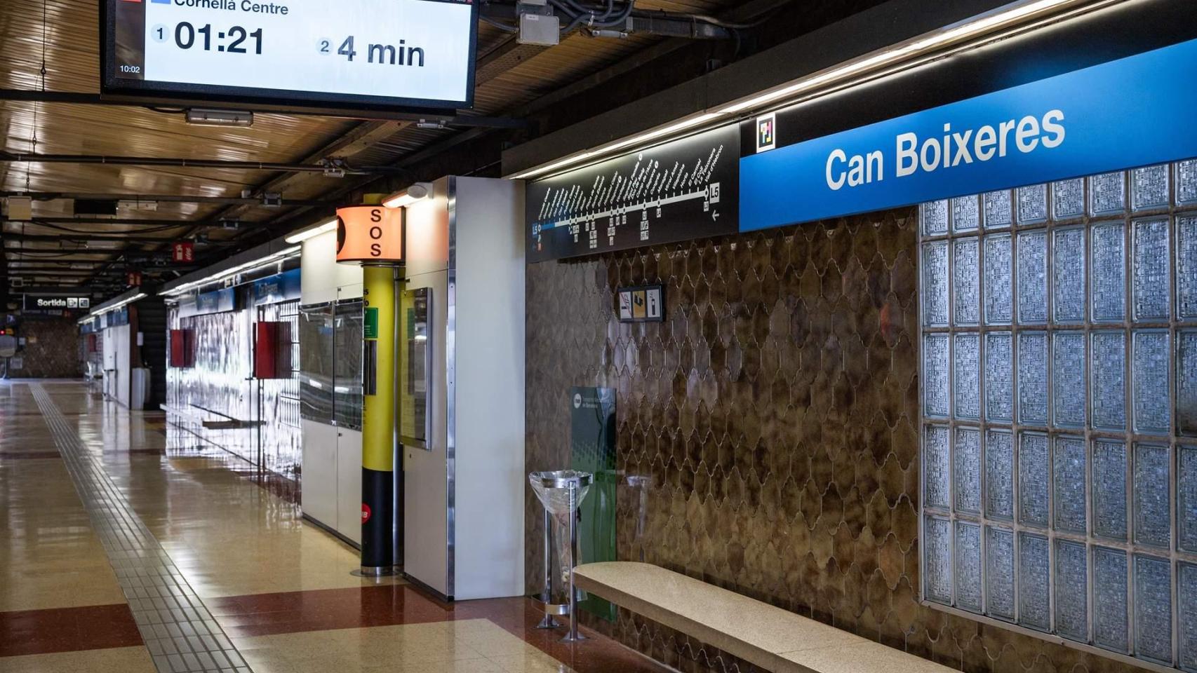 Estación de Can Boixeres del metro de Barcelona