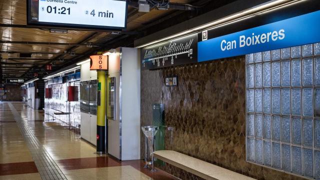 Estación de Can Boixeres del metro de Barcelona