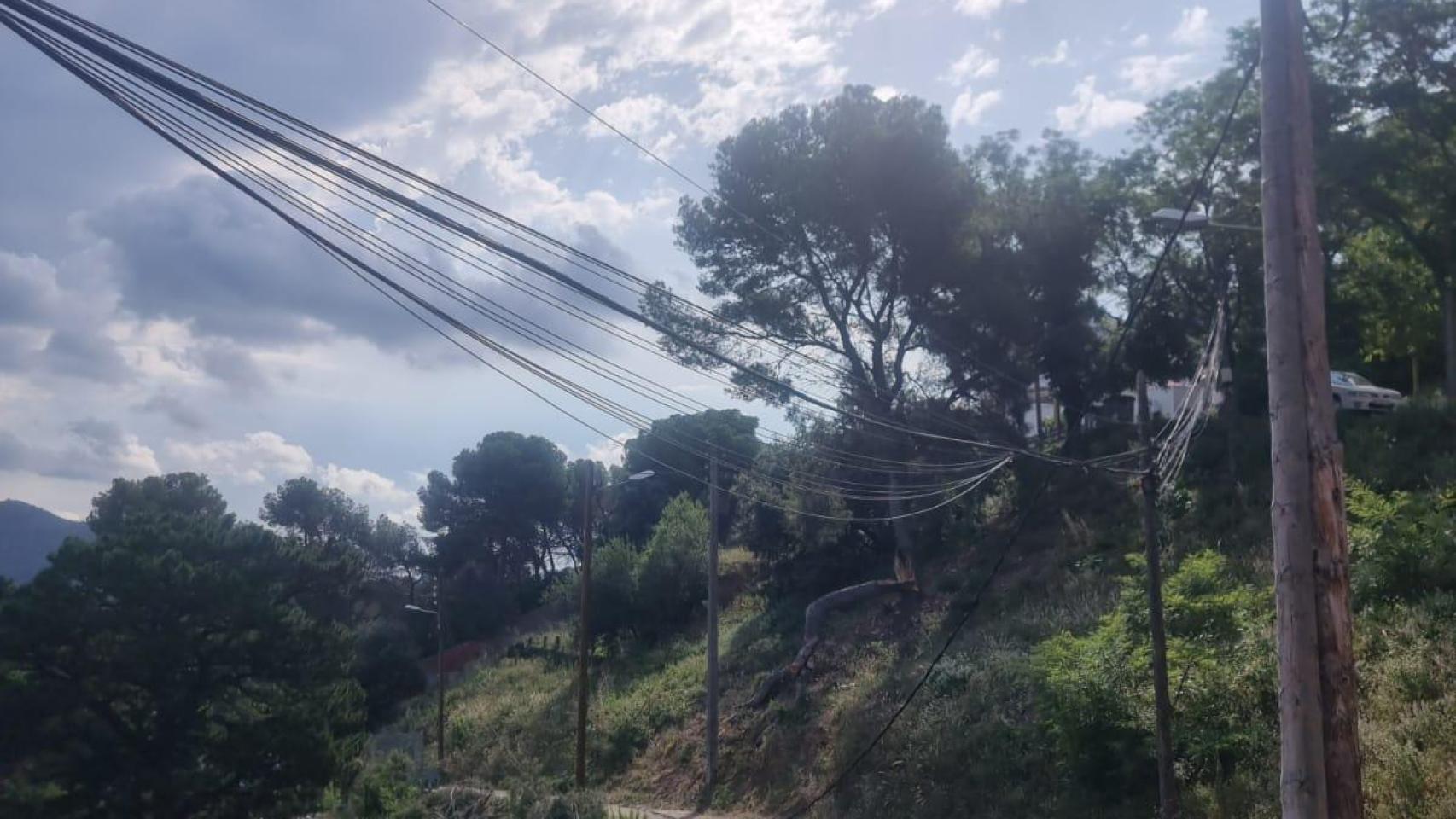 Cableado eléctrico en Torre Baró