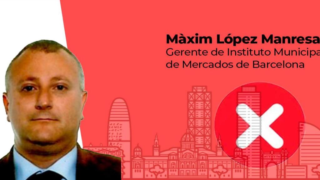 Màxim López Manresa,  gerente del Instituto Municipal de Mercados de Barcelona