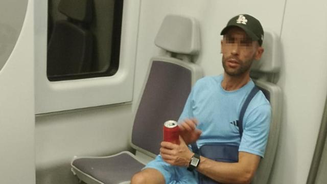 El presunto agresor sexual en el tren