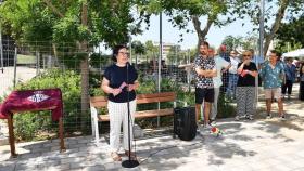 Raquel Gil en la inauguración