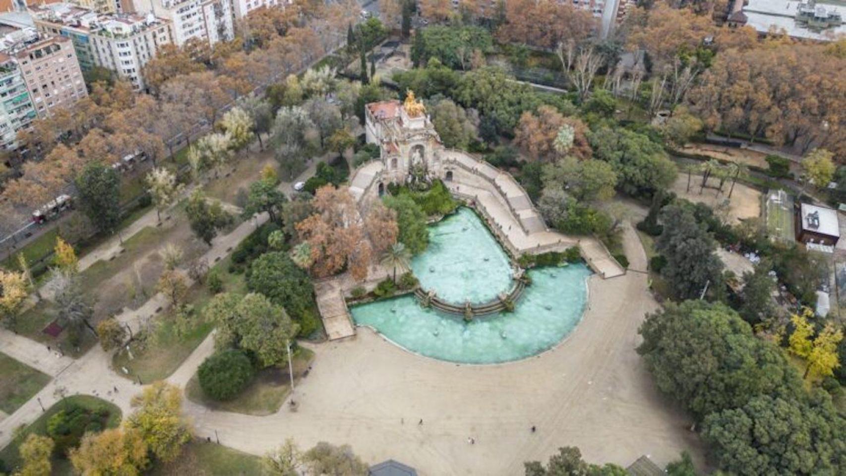 Vistas panorámicas del parque de la Ciutadella