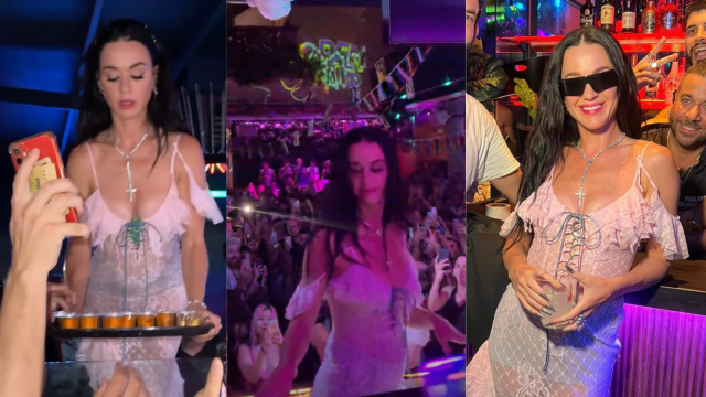 Katy Perry aparece por sorpresa en la fiesta de closing del Pride de Churros con Chocolate en el club open air La Terrrazza