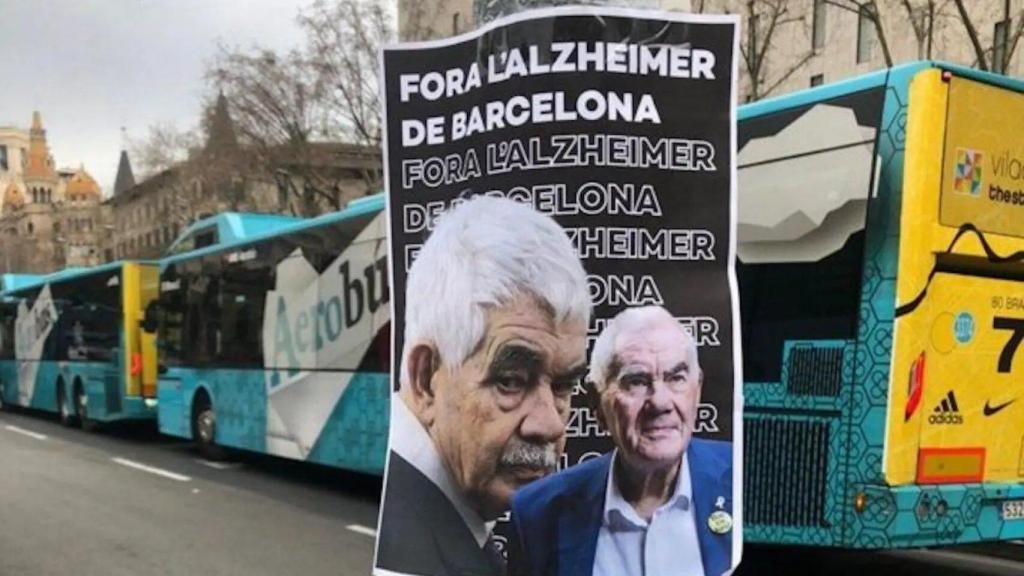 Los carteles en contra de los Maragall