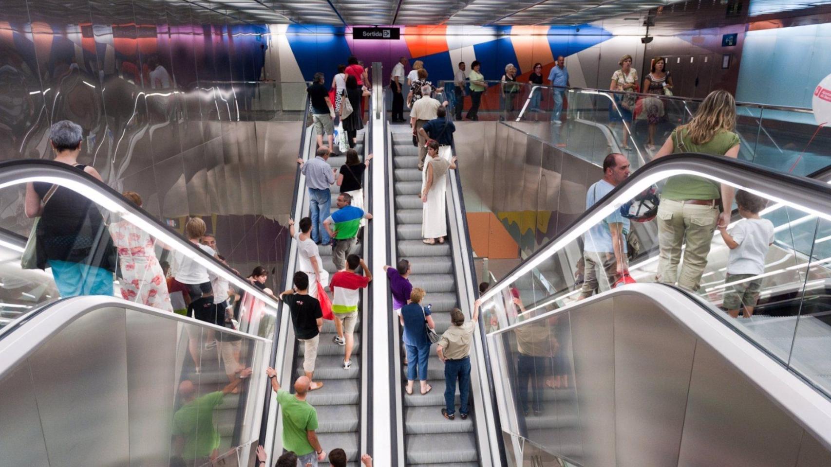 Estación de La Sagrera del metro de Barcelona