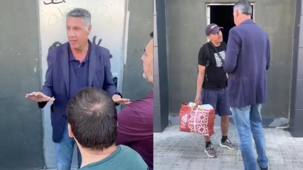 VÍDEO: Albiol echa a unos okupas en Badalona gracias al aviso de los vecinos