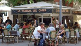 Terraza de un restaurante en Barcelona