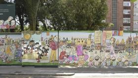 El nuevo mural que se puede ver en Sant Gervasi