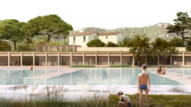 Render de la nueva piscina municipal de Gavà