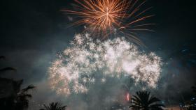 Fuegos artificiales de la Fiesta Mayor de Badalona en una edición anterior