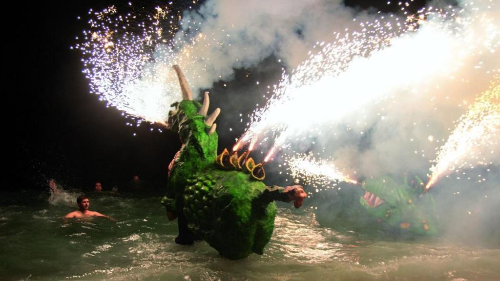 La Fiesta Mayor de Badalona en una edición anterior