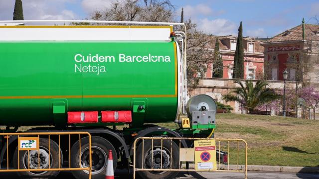 Limpieza de las calles de Barcelona con agua freática