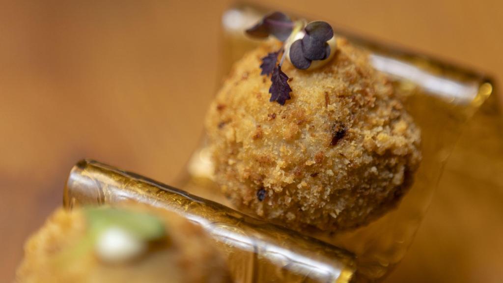 Croquetas del restaurante Rumbla, en Rambla Catalunya