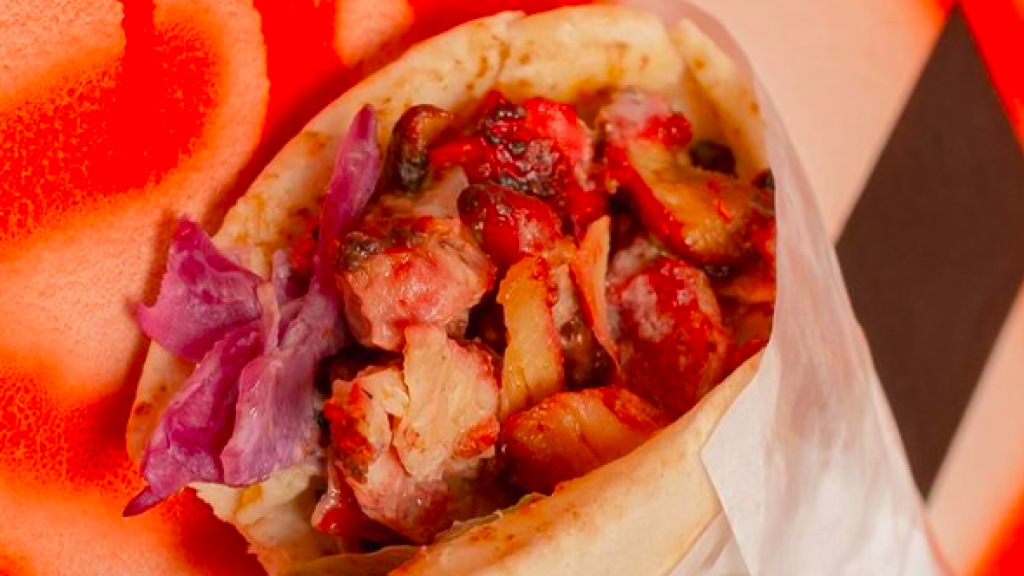 Un kebab del local Bien Kebab de Barcelona