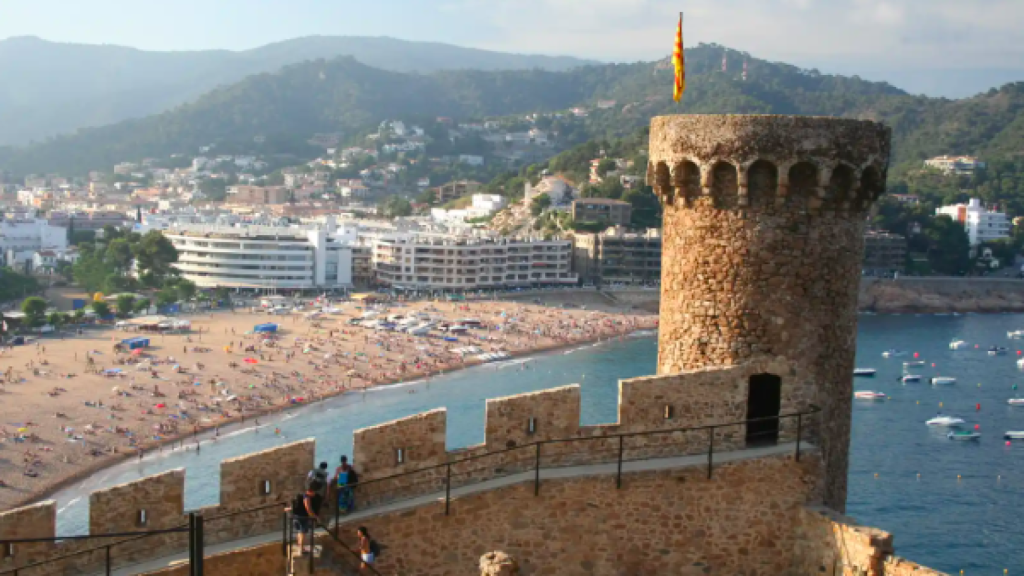 Vistas de Tossa de Mar desde el castillo