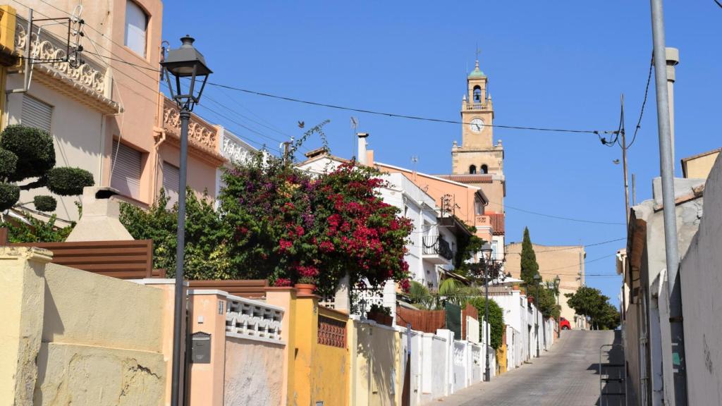 La calle de Sant Pere del Masnou