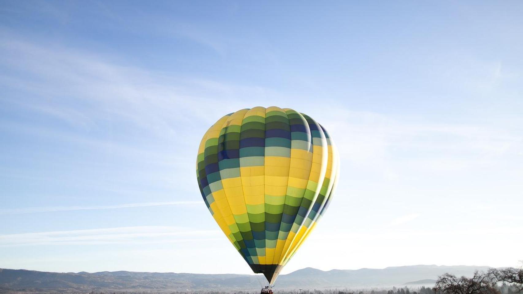 Un globo aerostático