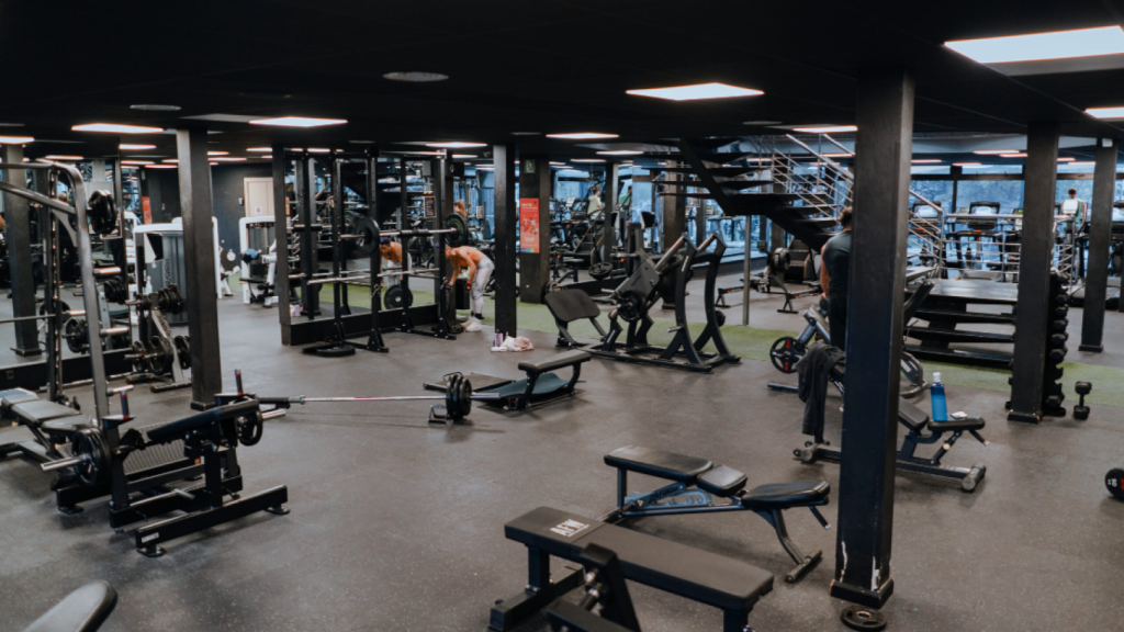 Interior del gimnasio