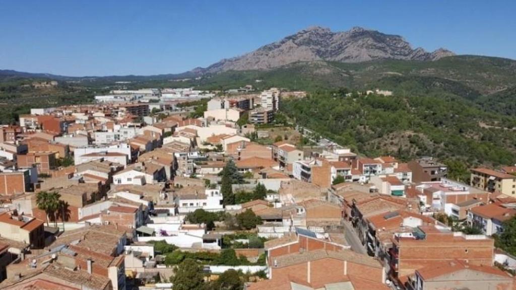 Esparraguera en una imagen panorámica