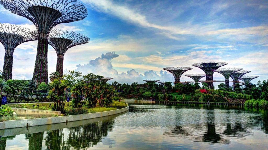 Jardines de la Bahía, en Singapur