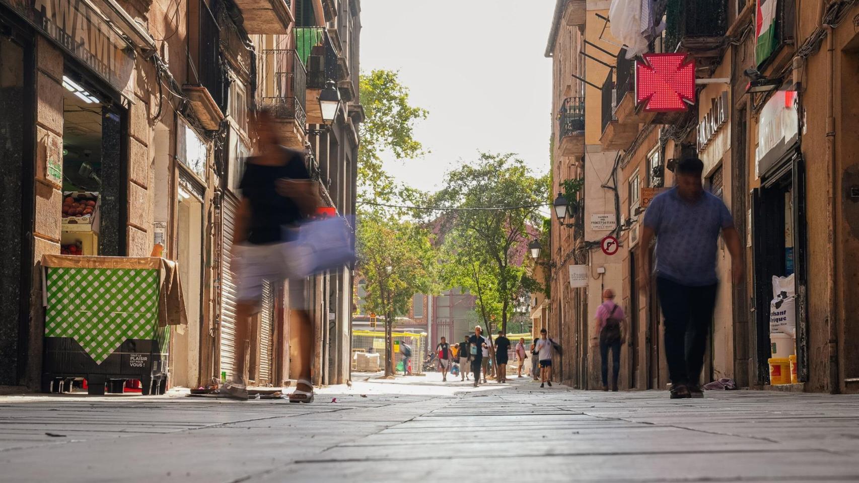 Calle de Sant Antoni Abat de Barcelona, en Ciutat Vella