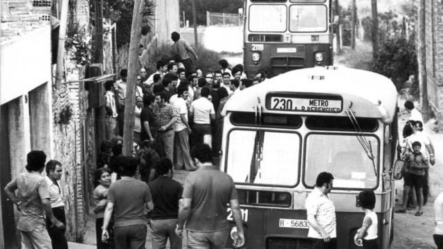 El secuestro de autobuses en Santa Coloma