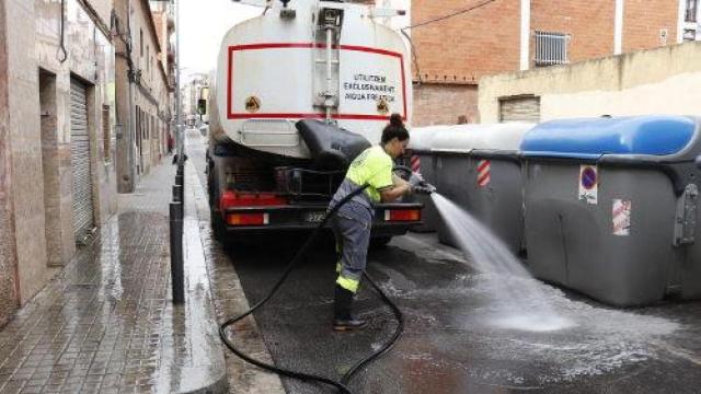 Personal de limpieza de Santa Coloma