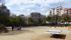 La plaza de Pablo Neruda en Barcelona