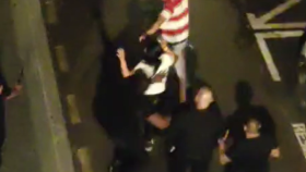 Captura de pantalla de la agresión