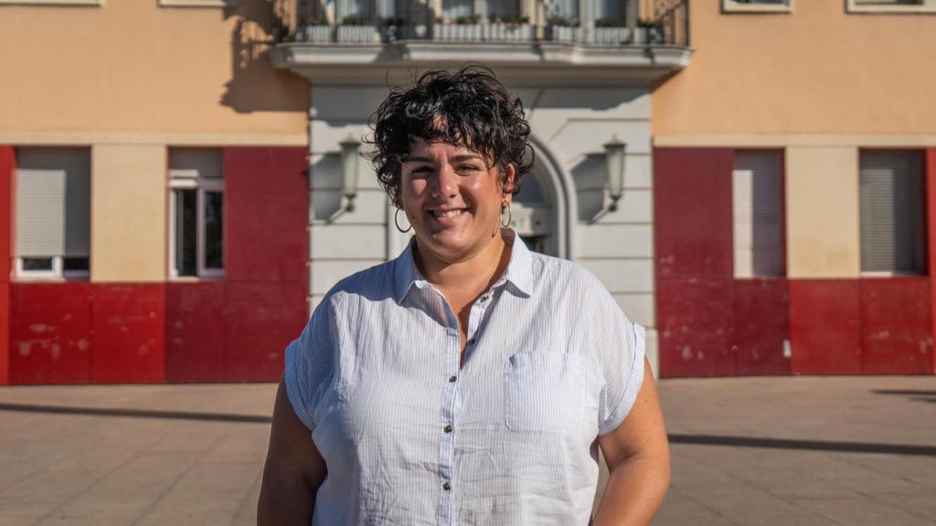 Mireia González, alcaldesa de Santa Coloma, durante la entrevista con 'Metrópoli'