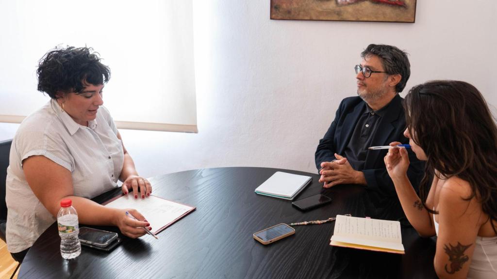 Mireia González, alcaldesa de Santa Coloma, durante la entrevista con 'Metrópoli'