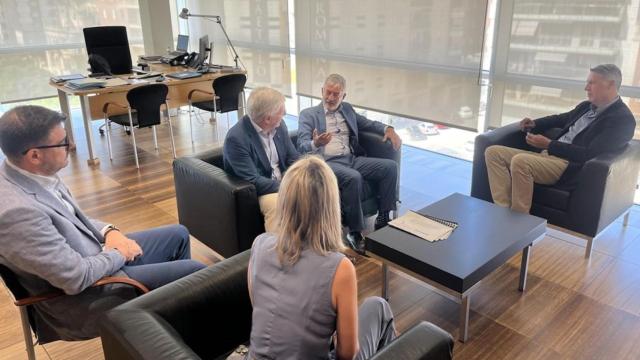 Reunión con los presidentes de las federaciones de natación