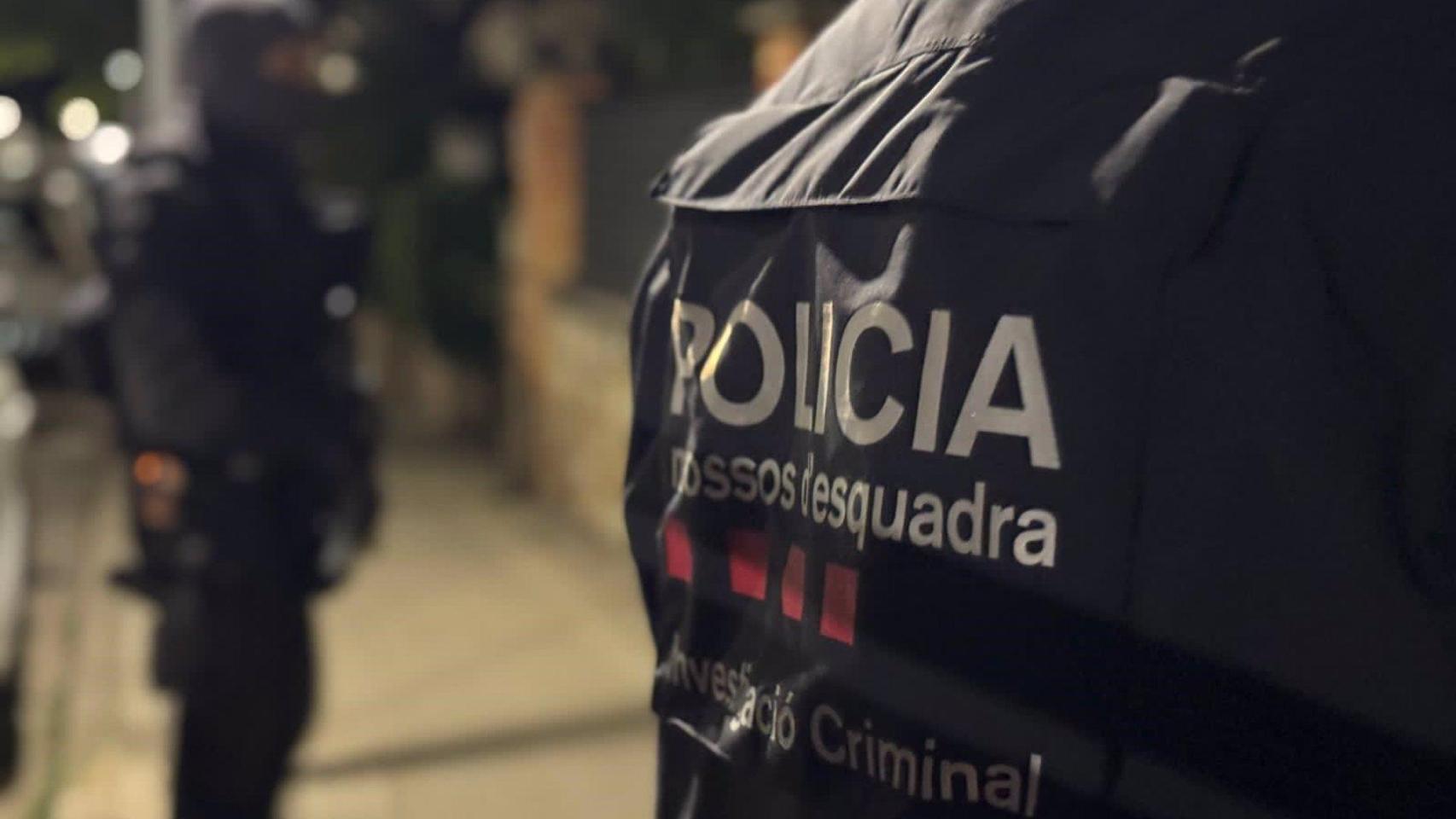 Dispositivo de los Mossos d'Esquadra en Barcelona