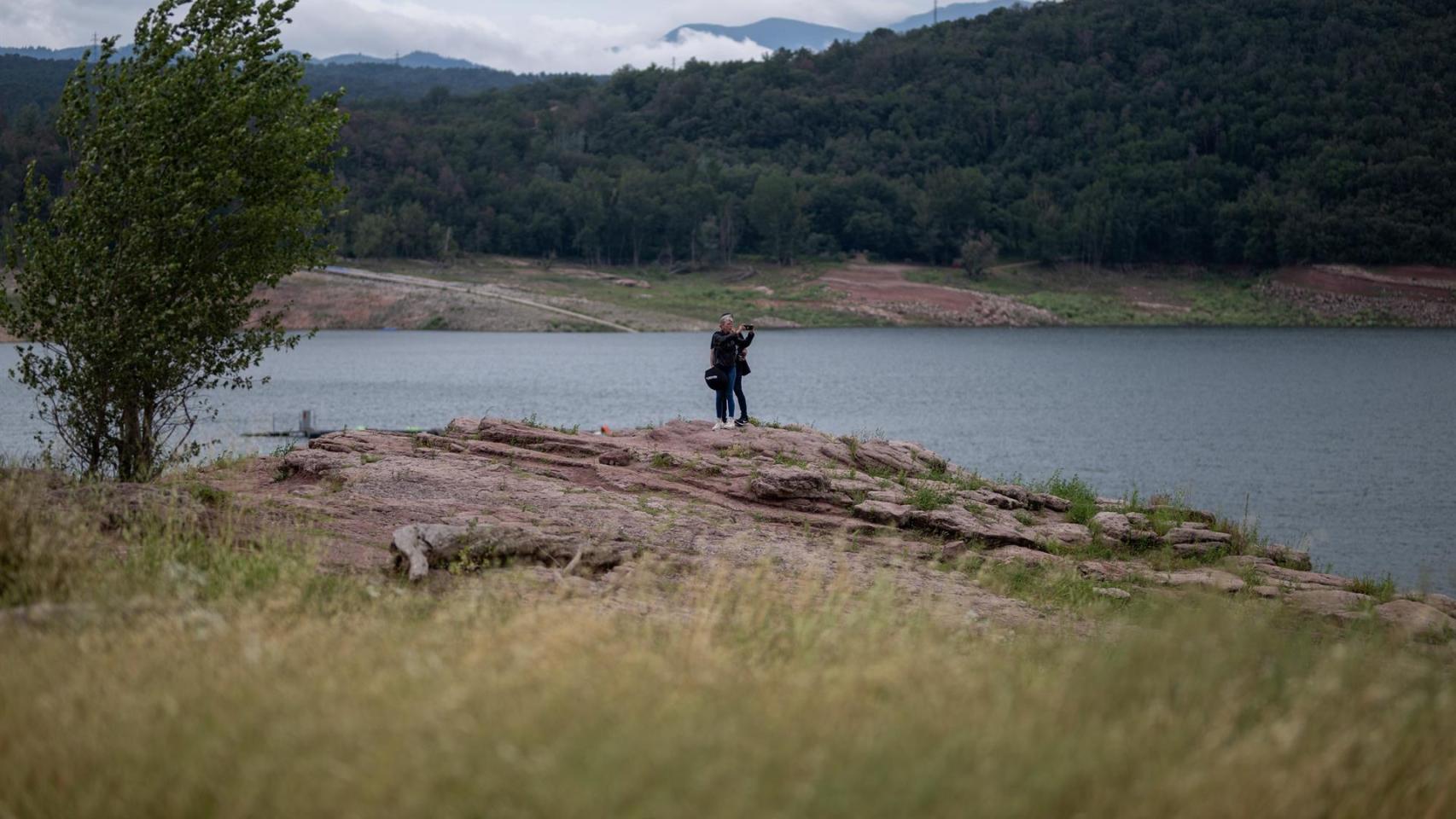 El pantano de Sau, a 22 de junio de 2024