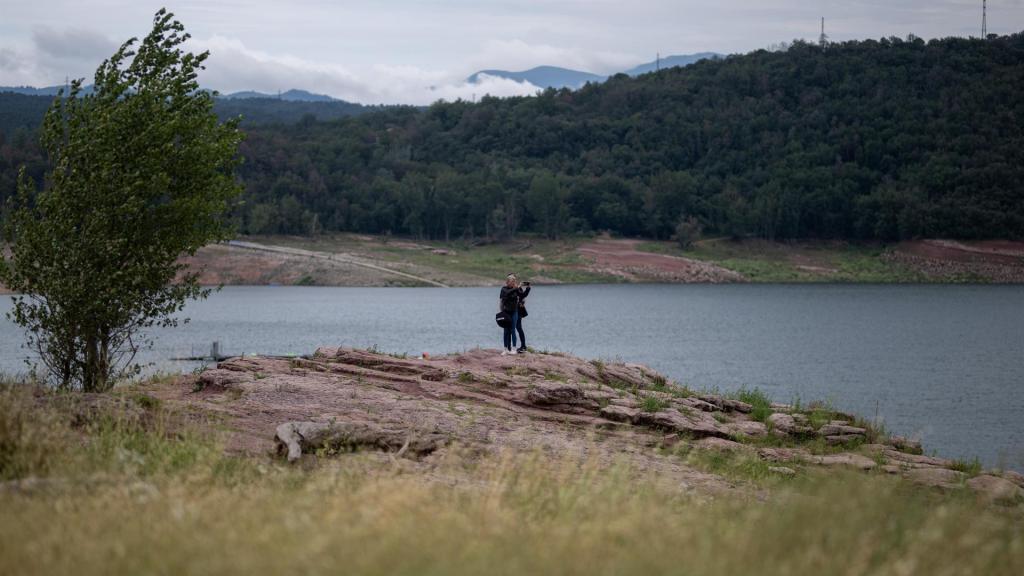 El pantano de Sau, a 22 de junio de 2024