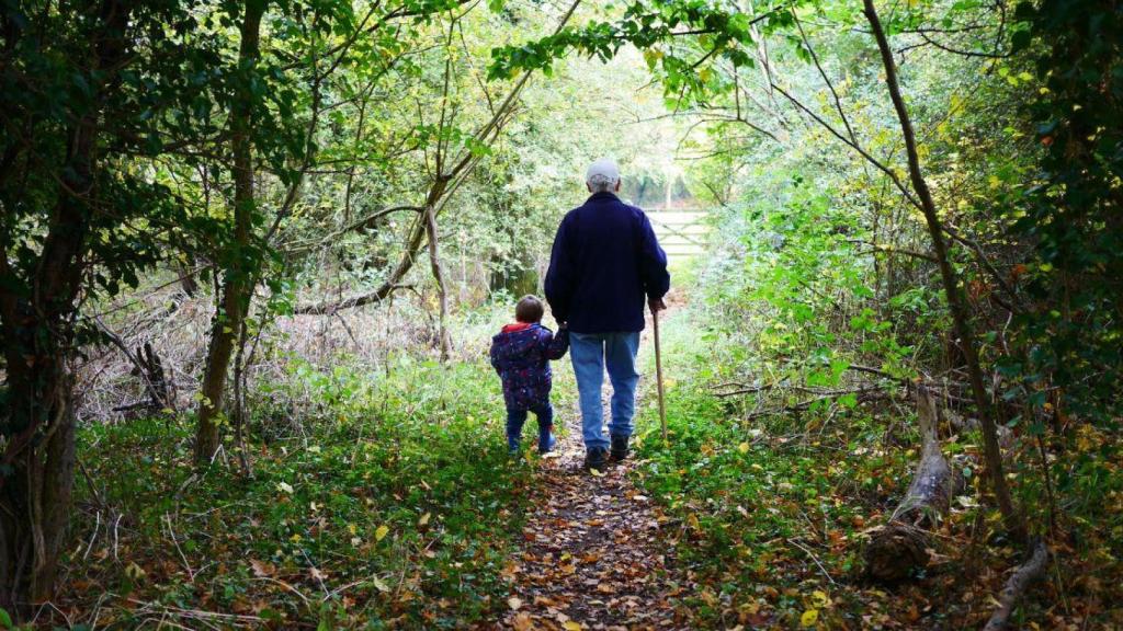 Un abuelo y su nieto | CANVA