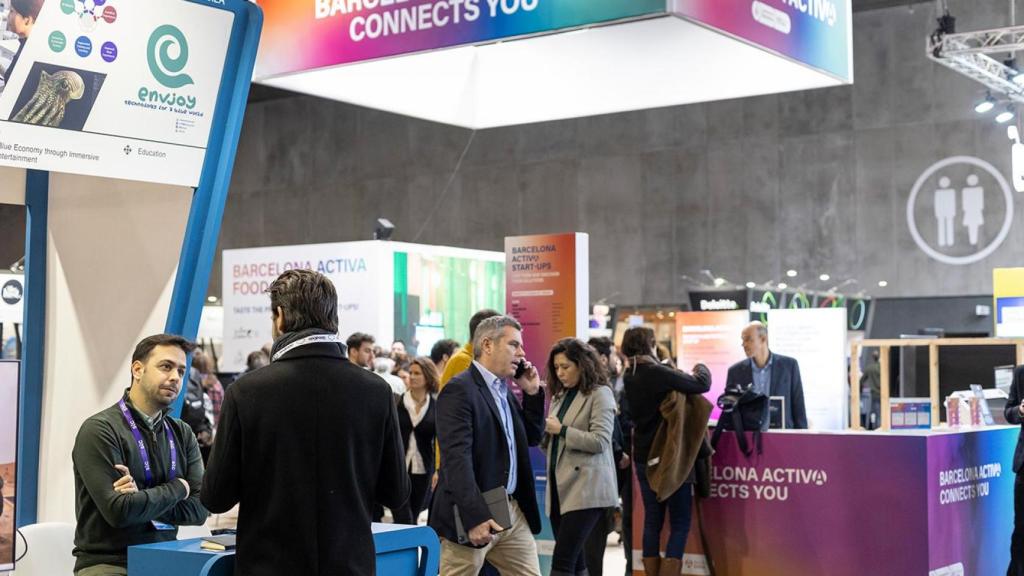 Estand de Barcelona Activa en una edición del 4YFN