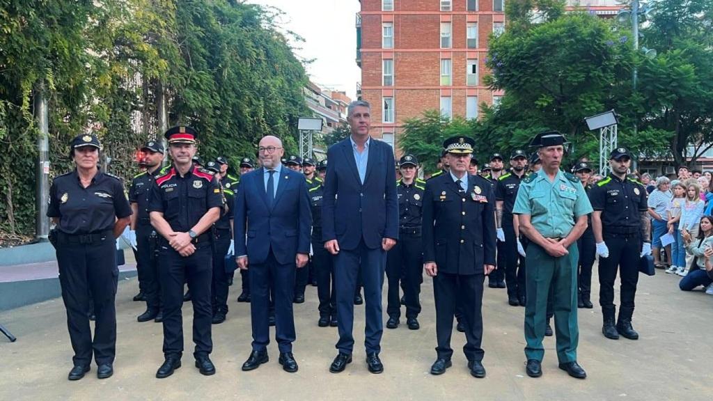 Xavier Garcia Albiol, en la presentación de los nuevos agentes de la Guardia Urbana